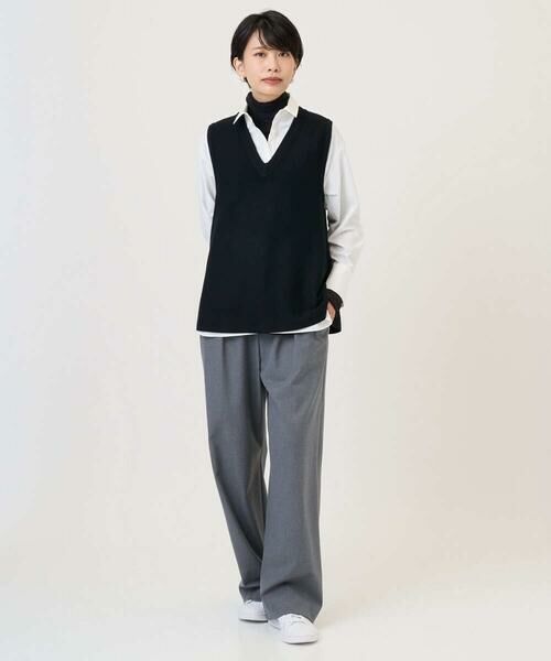 GEORGES RECH / ジョルジュ・レッシュ ベスト | [セットアップ対応]Vネックフレアニットベスト | 詳細26