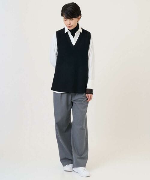 GEORGES RECH / ジョルジュ・レッシュ ベスト | [セットアップ対応]Vネックフレアニットベスト | 詳細27