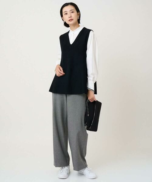 GEORGES RECH / ジョルジュ・レッシュ ベスト | [セットアップ対応]Vネックフレアニットベスト | 詳細29
