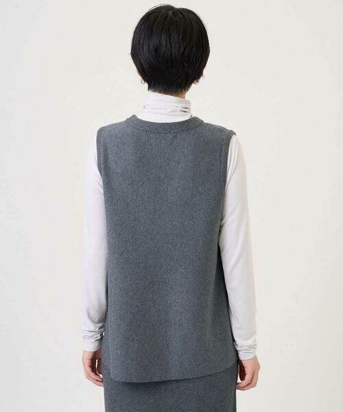 GEORGES RECH / ジョルジュ・レッシュ ベスト | [セットアップ対応]Vネックフレアニットベスト | 詳細8