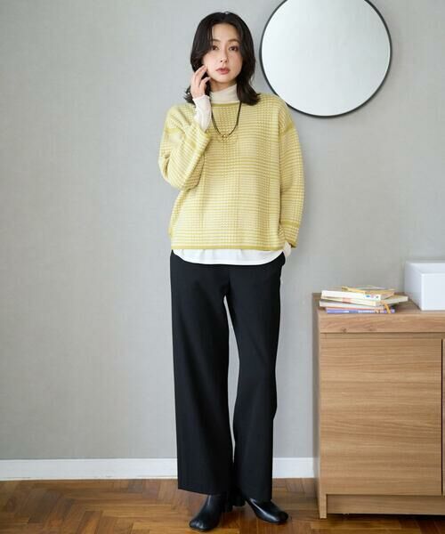 GEORGES RECH / ジョルジュ・レッシュ ニット・セーター | ブークレチェックジャカードニット | 詳細13