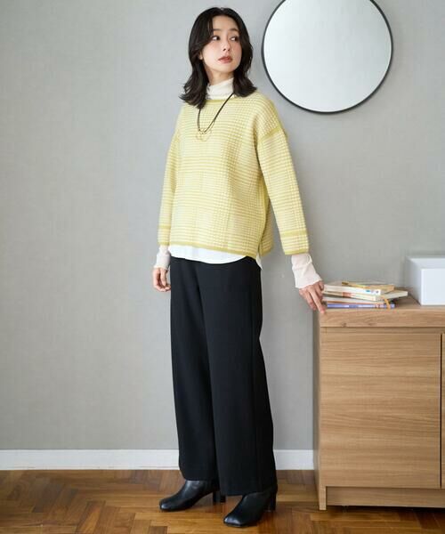 GEORGES RECH / ジョルジュ・レッシュ ニット・セーター | ブークレチェックジャカードニット | 詳細14