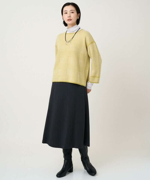 GEORGES RECH / ジョルジュ・レッシュ ニット・セーター | ブークレチェックジャカードニット | 詳細15