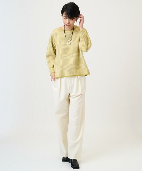 GEORGES RECH / ジョルジュ・レッシュ ニット・セーター | ブークレチェックジャカードニット | 詳細19