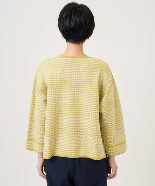 GEORGES RECH / ジョルジュ・レッシュ ニット・セーター | ブークレチェックジャカードニット | 詳細7