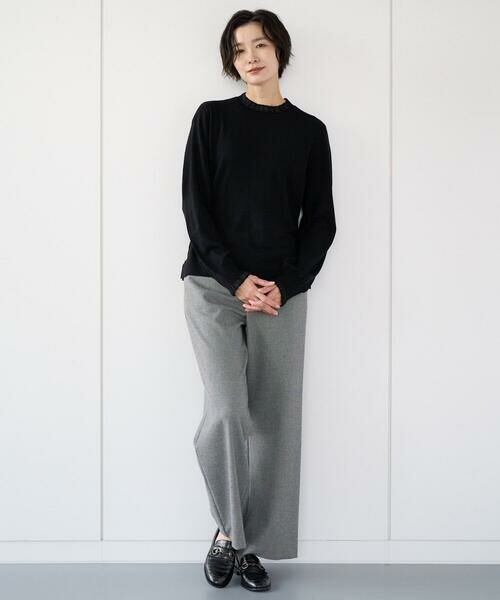 GEORGES RECH / ジョルジュ・レッシュ ニット・セーター | シアーフリルセミハイネックニット | 詳細20