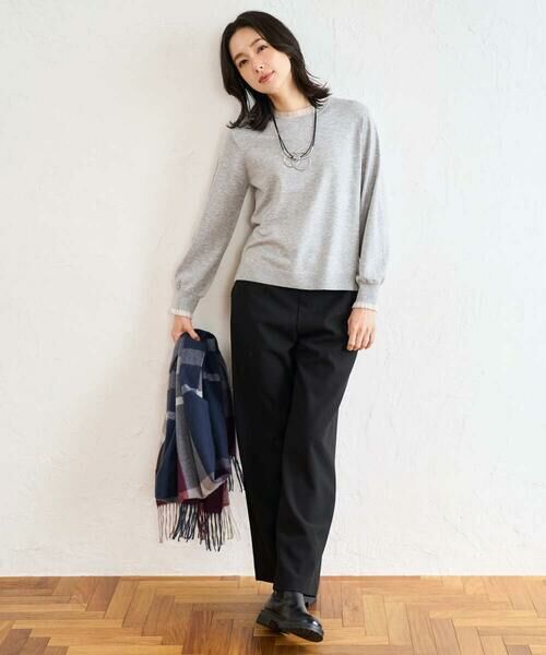 GEORGES RECH / ジョルジュ・レッシュ ニット・セーター | シアーフリルセミハイネックニット | 詳細22