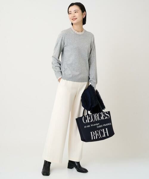 GEORGES RECH / ジョルジュ・レッシュ ニット・セーター | シアーフリルセミハイネックニット | 詳細27