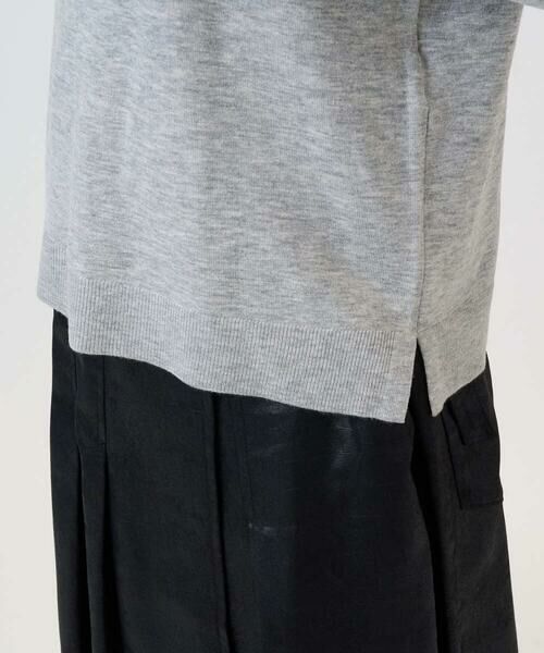 GEORGES RECH / ジョルジュ・レッシュ ニット・セーター | シアーフリルセミハイネックニット | 詳細9