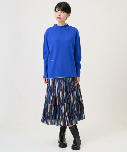 GEORGES RECH / ジョルジュ・レッシュ ロング・マキシ丈スカート | [日本製]ジオメトリックプリントフレアスカート | 詳細18