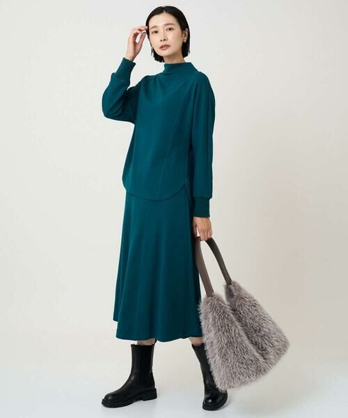 GEORGES RECH / ジョルジュ・レッシュ ロング・マキシ丈スカート | [セットアップ対応]ジャージーセミフレアスカート | 詳細11