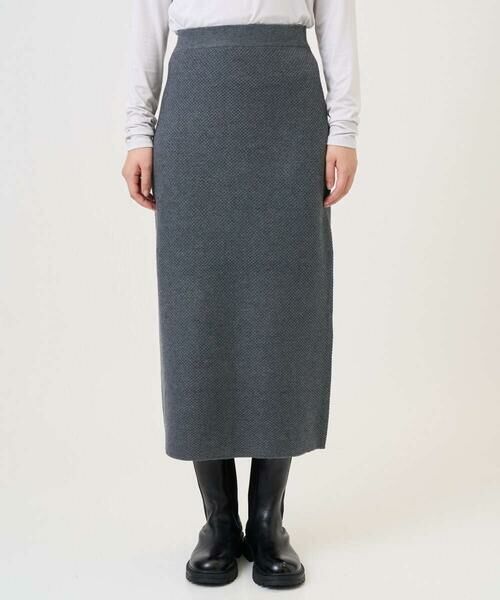 GEORGES RECH / ジョルジュ・レッシュ ロング・マキシ丈スカート | [セットアップ対応]ニットタイトスカート | 詳細1