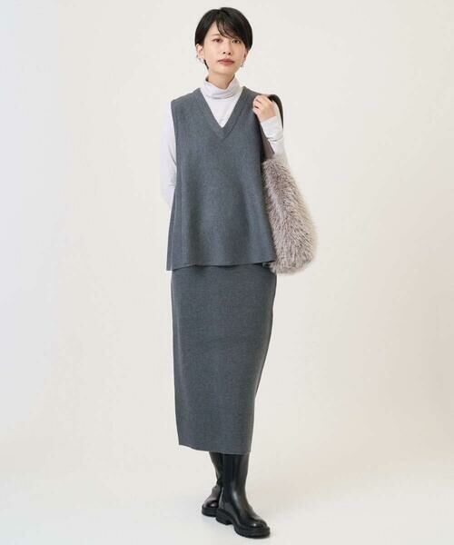 GEORGES RECH / ジョルジュ・レッシュ ロング・マキシ丈スカート | [セットアップ対応]ニットタイトスカート | 詳細9