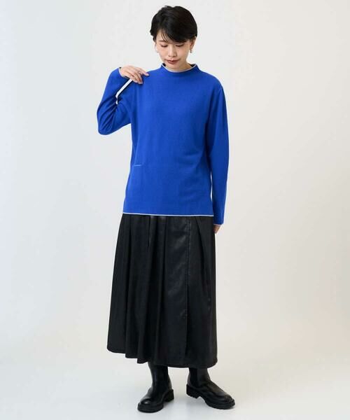 GEORGES RECH / ジョルジュ・レッシュ ロング・マキシ丈スカート | フェイクレザーランダムタックスカート | 詳細20