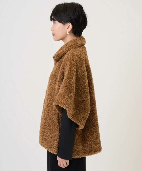 GEORGES RECH / ジョルジュ・レッシュ セットアップ | テディボアスタンドカラーポンチョジャケット | 詳細5