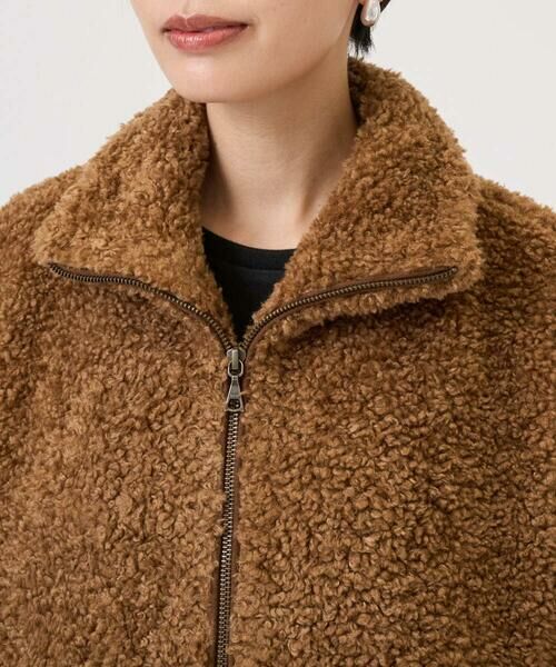 GEORGES RECH / ジョルジュ・レッシュ セットアップ | テディボアスタンドカラーポンチョジャケット | 詳細7