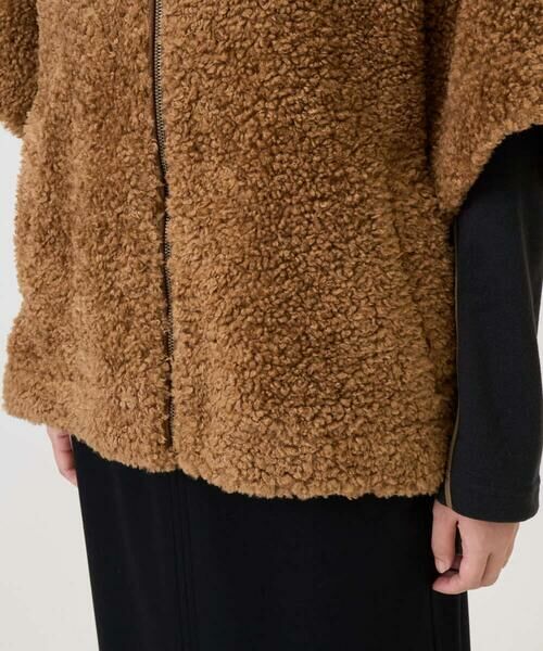 GEORGES RECH / ジョルジュ・レッシュ セットアップ | テディボアスタンドカラーポンチョジャケット | 詳細9