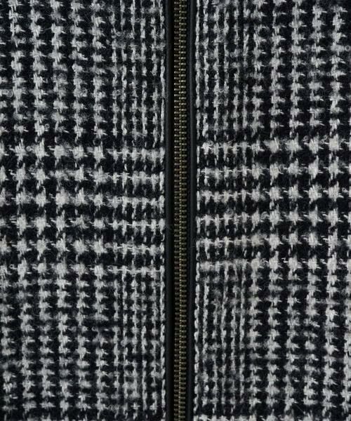 GEORGES RECH / ジョルジュ・レッシュ セットアップ | シルクウールグレンチェックポンチョジャケット | 詳細12