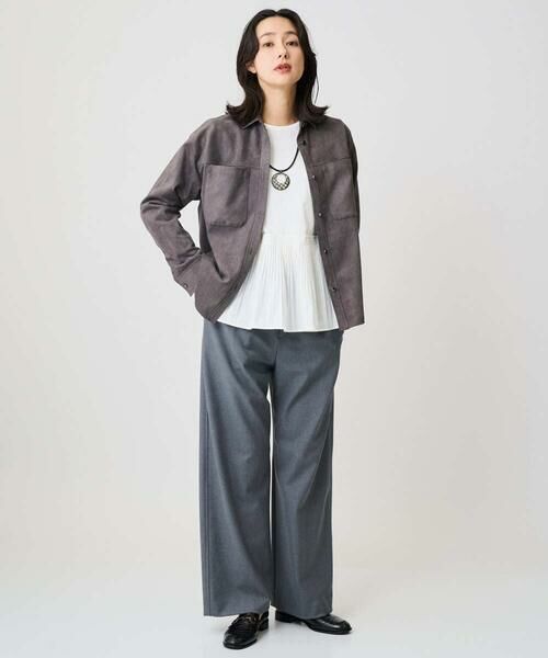 GEORGES RECH / ジョルジュ・レッシュ カットソー | プリーツ切替プルオーバー | 詳細17