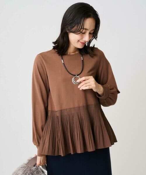 GEORGES RECH / ジョルジュ・レッシュ カットソー | プリーツ切替プルオーバー | 詳細3