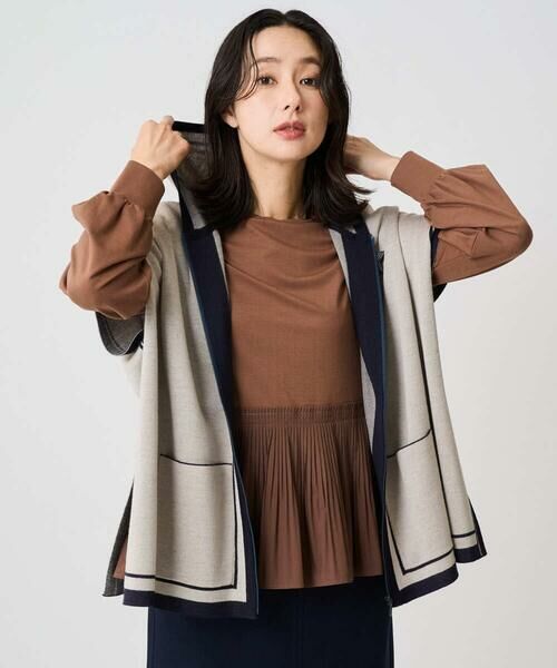 GEORGES RECH / ジョルジュ・レッシュ カットソー | プリーツ切替プルオーバー | 詳細4