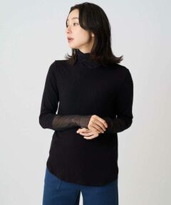 GEORGES RECH / ジョルジュ・レッシュ カットソー | カシミヤハイネックチュールカットソー