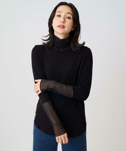 GEORGES RECH / ジョルジュ・レッシュ カットソー | カシミヤハイネックチュールカットソー | 詳細1