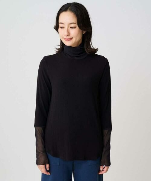 GEORGES RECH / ジョルジュ・レッシュ カットソー | カシミヤハイネックチュールカットソー | 詳細3