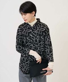 GEORGES RECH / ジョルジュ・レッシュ カットソー | [日本製]ダブルフェイスミニフード9分袖ロゴカットソー