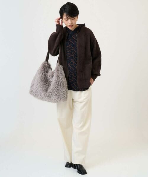 GEORGES RECH / ジョルジュ・レッシュ カットソー | [日本製]ダブルフェイスミニフード9分袖ロゴカットソー | 詳細15