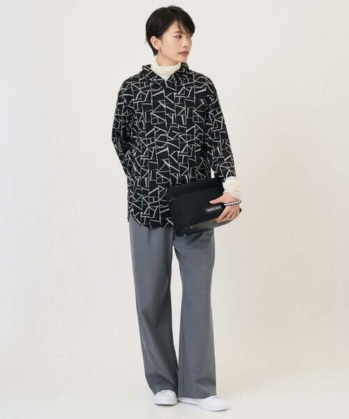 GEORGES RECH / ジョルジュ・レッシュ カットソー | [日本製]ダブルフェイスミニフード9分袖ロゴカットソー | 詳細17