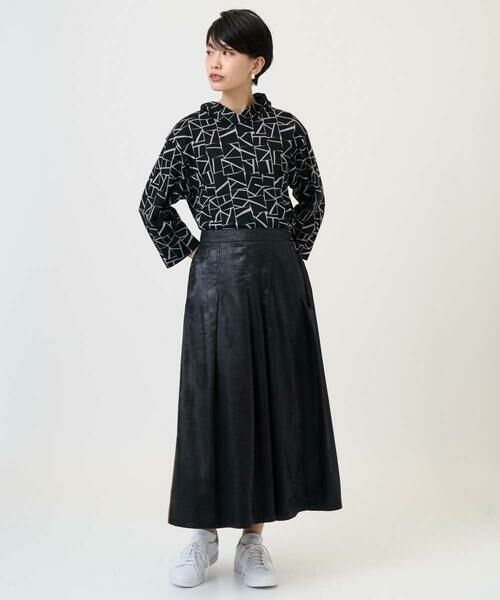 GEORGES RECH / ジョルジュ・レッシュ カットソー | [日本製]ダブルフェイスミニフード9分袖ロゴカットソー | 詳細18