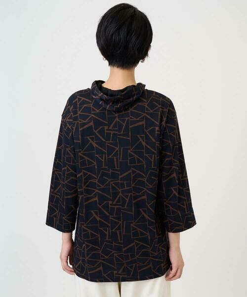 GEORGES RECH / ジョルジュ・レッシュ カットソー | [日本製]ダブルフェイスミニフード9分袖ロゴカットソー | 詳細6