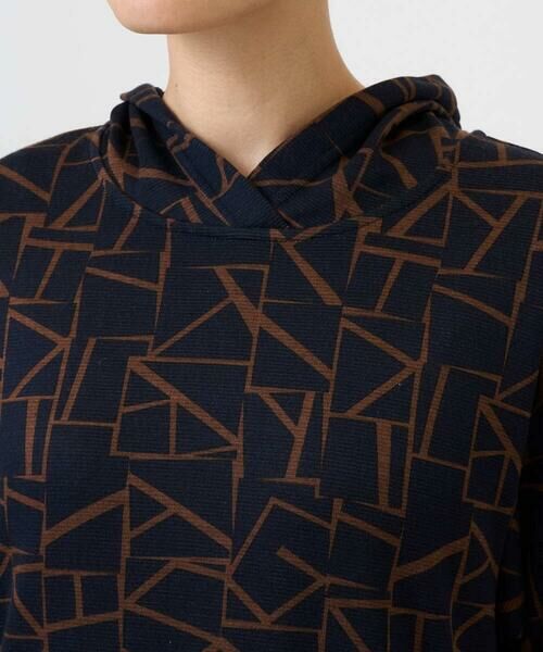 GEORGES RECH / ジョルジュ・レッシュ カットソー | [日本製]ダブルフェイスミニフード9分袖ロゴカットソー | 詳細7