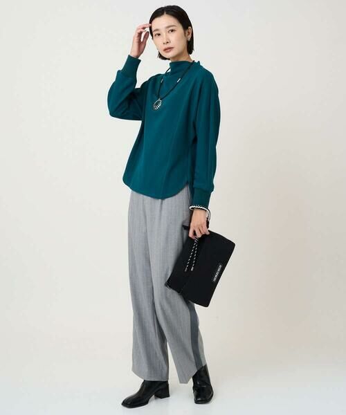 GEORGES RECH / ジョルジュ・レッシュ カットソー | [セットアップ対応]ボトルネックドルマンスリーブジャージーカットソー | 詳細11