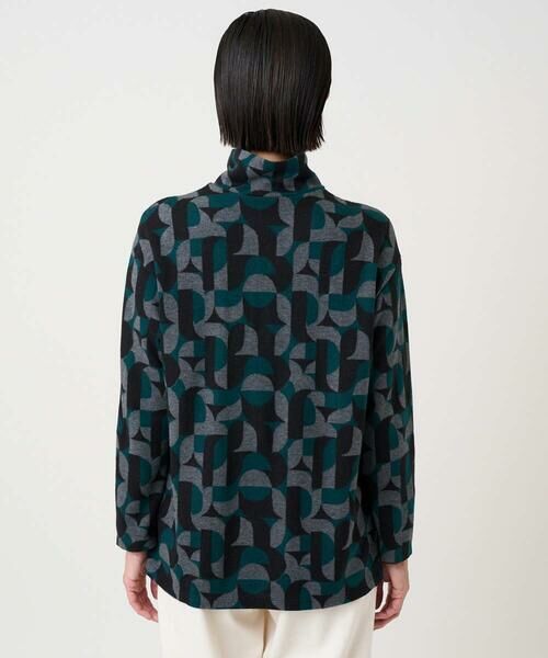 GEORGES RECH / ジョルジュ・レッシュ カットソー | [日本製]起毛ジャガードハイネックプルオーバー | 詳細13