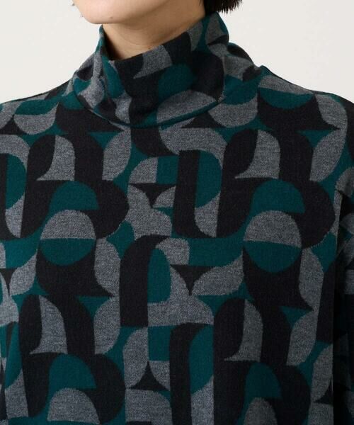 GEORGES RECH / ジョルジュ・レッシュ カットソー | [日本製]起毛ジャガードハイネックプルオーバー | 詳細14