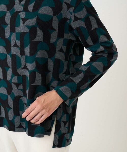 GEORGES RECH / ジョルジュ・レッシュ カットソー | [日本製]起毛ジャガードハイネックプルオーバー | 詳細15