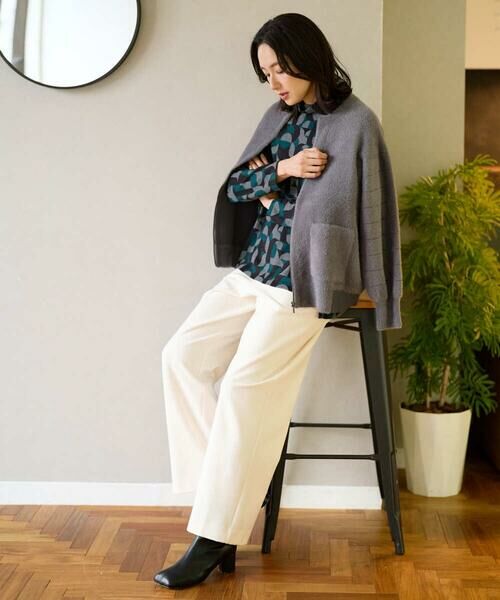 GEORGES RECH / ジョルジュ・レッシュ カットソー | [日本製]起毛ジャガードハイネックプルオーバー | 詳細19