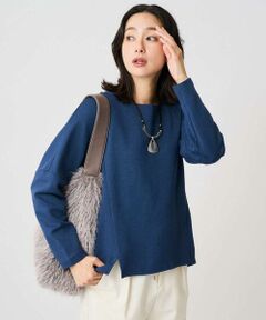 GEORGES RECH / ジョルジュ・レッシュ カットソー | [保湿/吸湿/発熱]デュアルウォームスクエアネックプルオーバー