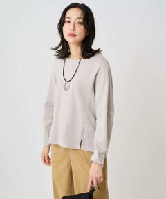 GEORGES RECH / ジョルジュ・レッシュ カットソー | [保湿/吸湿/発熱]デュアルウォームスクエアネックプルオーバー