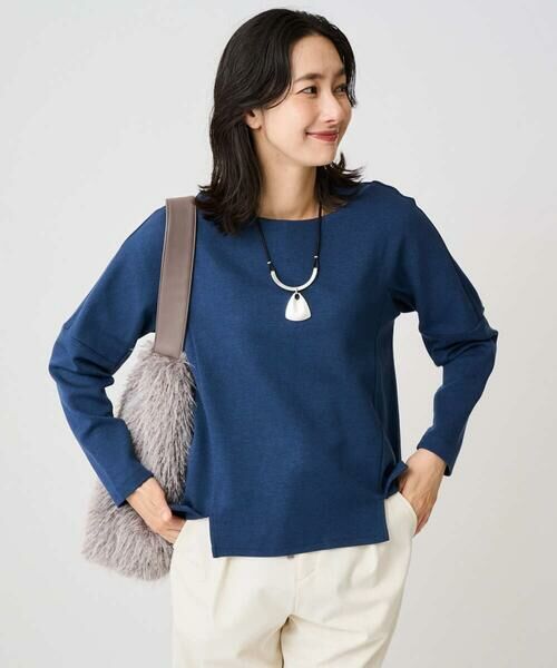 GEORGES RECH / ジョルジュ・レッシュ カットソー | [保湿/吸湿/発熱]デュアルウォームスクエアネックプルオーバー | 詳細2