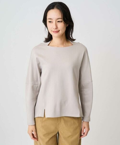 GEORGES RECH / ジョルジュ・レッシュ カットソー | [保湿/吸湿/発熱]デュアルウォームスクエアネックプルオーバー | 詳細4