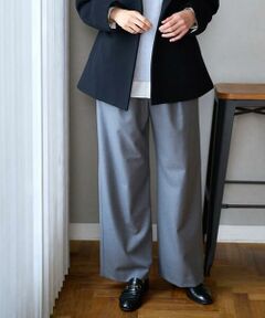 GEORGES RECH / ジョルジュ・レッシュ チノ・ワークパンツ | [日本製]裏起毛シャンブレージョガーワイドパンツ