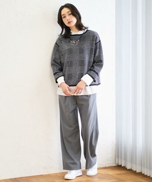 GEORGES RECH / ジョルジュ・レッシュ チノ・ワークパンツ | [日本製]裏起毛シャンブレージョガーワイドパンツ | 詳細15