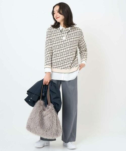 GEORGES RECH / ジョルジュ・レッシュ チノ・ワークパンツ | [日本製]裏起毛シャンブレージョガーワイドパンツ | 詳細18