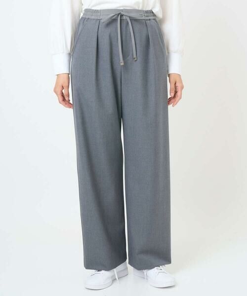 GEORGES RECH / ジョルジュ・レッシュ チノ・ワークパンツ | [日本製]裏起毛シャンブレージョガーワイドパンツ | 詳細2