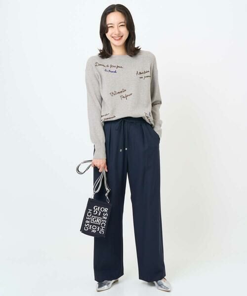 GEORGES RECH / ジョルジュ・レッシュ チノ・ワークパンツ | [日本製]裏起毛シャンブレージョガーワイドパンツ | 詳細24