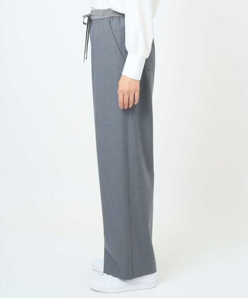 GEORGES RECH / ジョルジュ・レッシュ チノ・ワークパンツ | [日本製]裏起毛シャンブレージョガーワイドパンツ | 詳細3