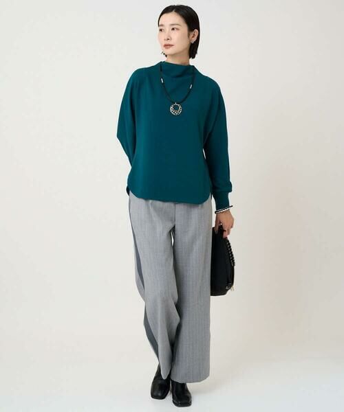 GEORGES RECH / ジョルジュ・レッシュ その他パンツ | [日本製]サイドラインウールストライプワイドパンツ | 詳細24